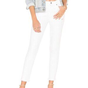 Citizen of Humanity Rocket Crop High-Rise Skinny Jeans White NEW
